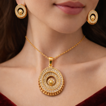 Eternal Circle Radiance Pendant Set