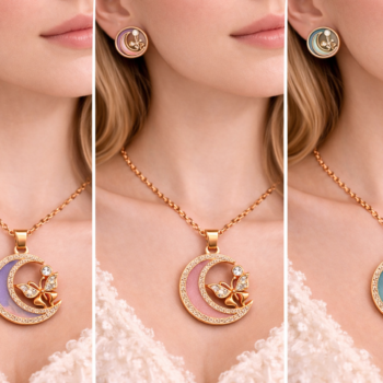 Celestial Moonlight Dream Pendant Set