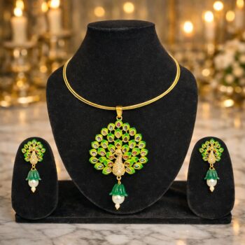 Royal Mayura Necklace Set