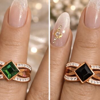 Royal Dual Stone Infinity Ring